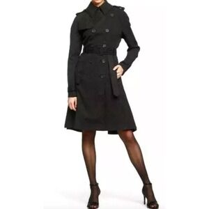 ALTUZARRA for Target Double Breasted Belted Snake Pattern‎ Trench Coat Womens M